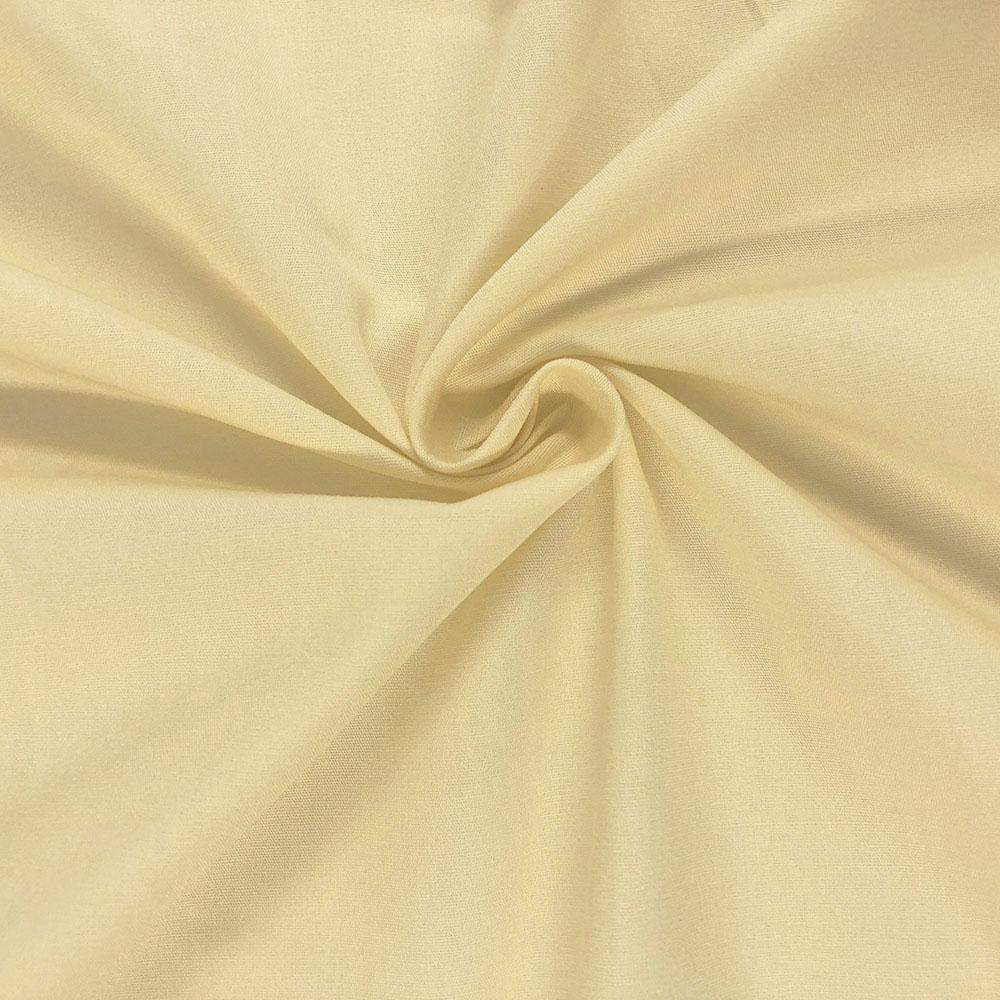 100% Cotton Broadcloth Rod Pocket Curtains - Beige - Image 3