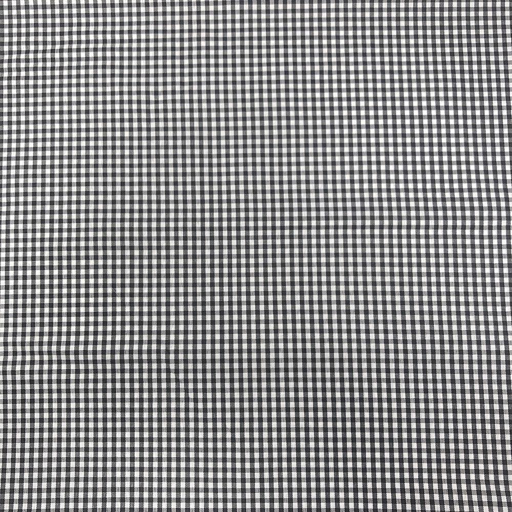 2 mm Gingham Check Plaid Polyester Cotton Poplin - Image 36