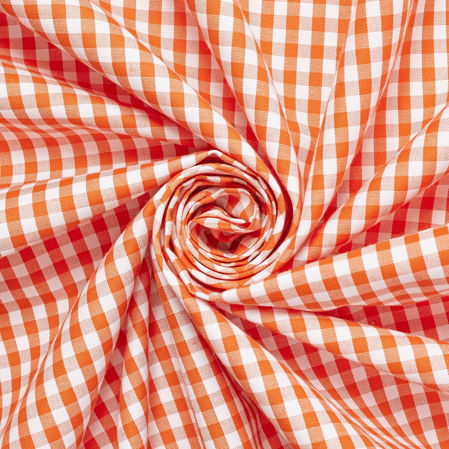 4 mm Gingham Check Plaid Polyester Cotton Poplin - Image 12