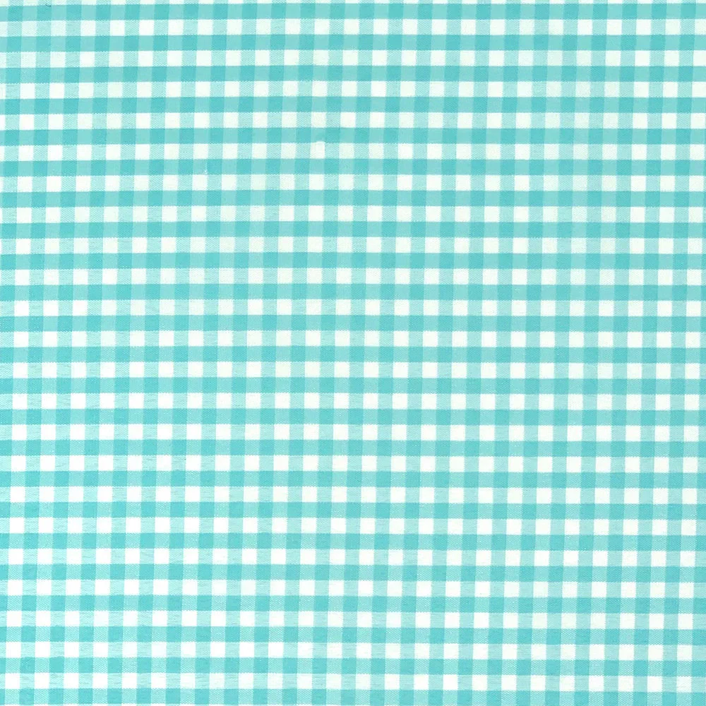 4 mm Gingham Check Plaid Polyester Cotton Poplin - Image 20