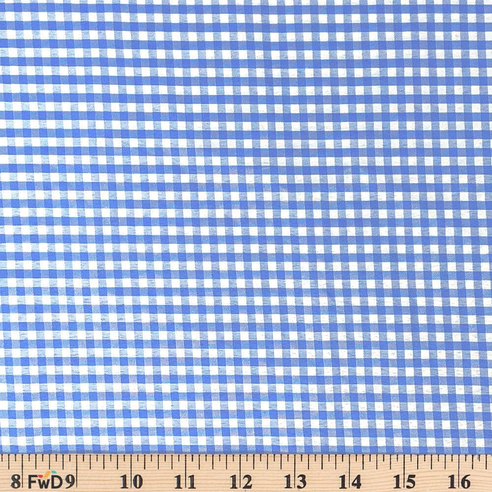 4 mm Gingham Check Plaid Polyester Cotton Poplin - Image 25