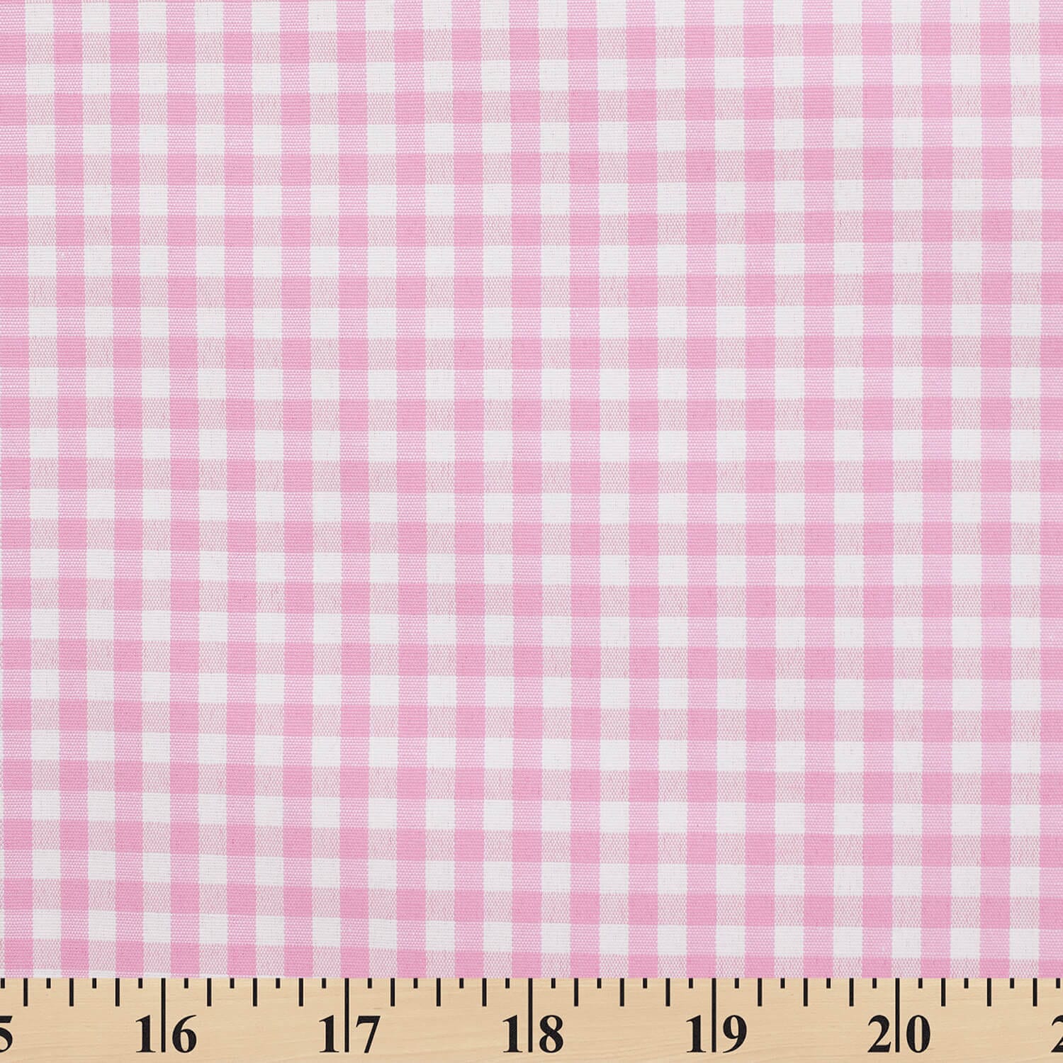 4 mm Gingham Check Plaid Polyester Cotton Poplin - Image 4