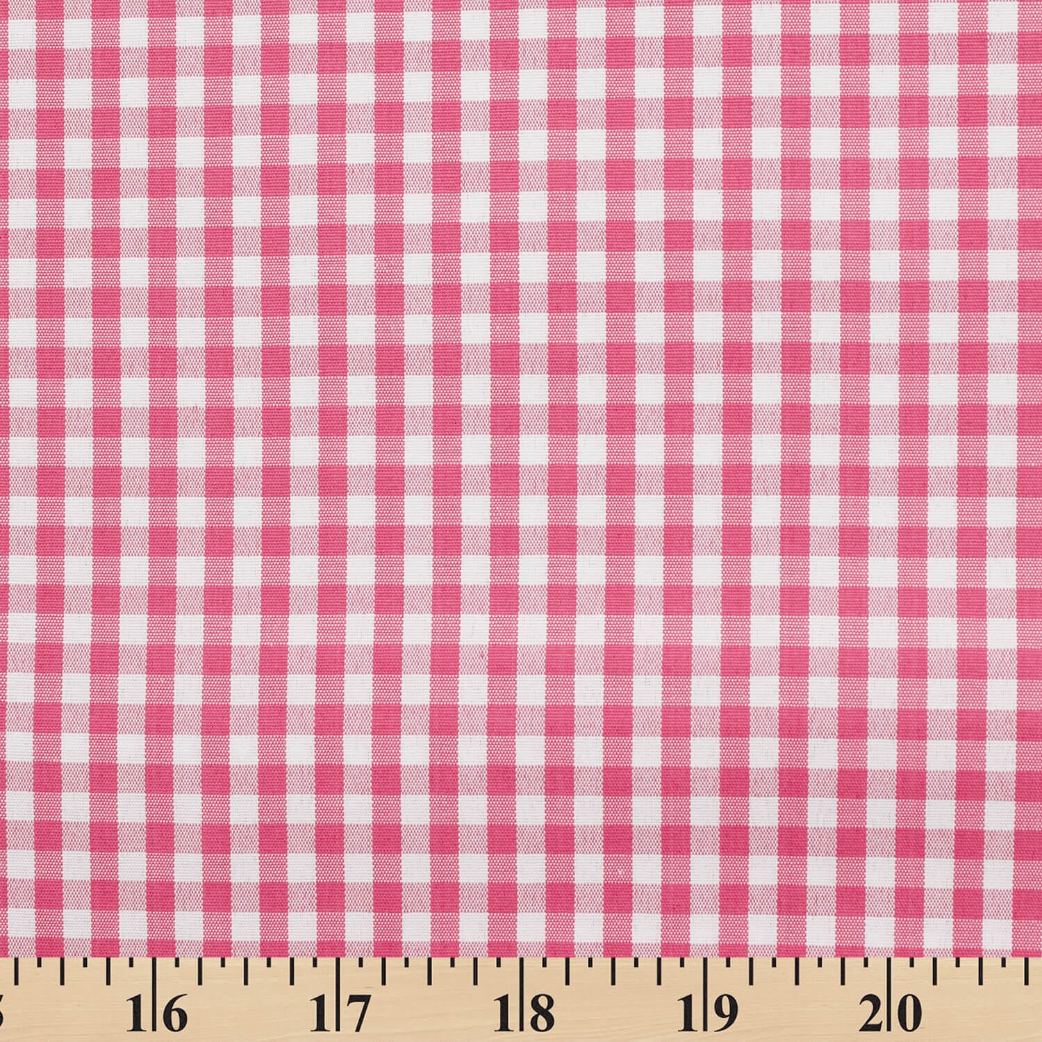 4 mm Gingham Check Plaid Polyester Cotton Poplin - Image 7