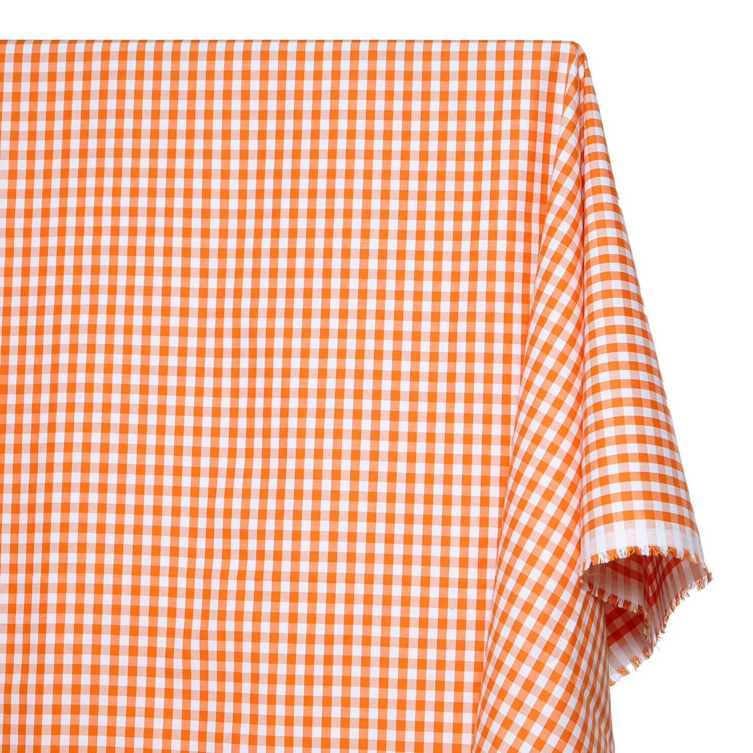 7 mm Gingham Check Plaid Polyester Cotton Poplin - Image 11