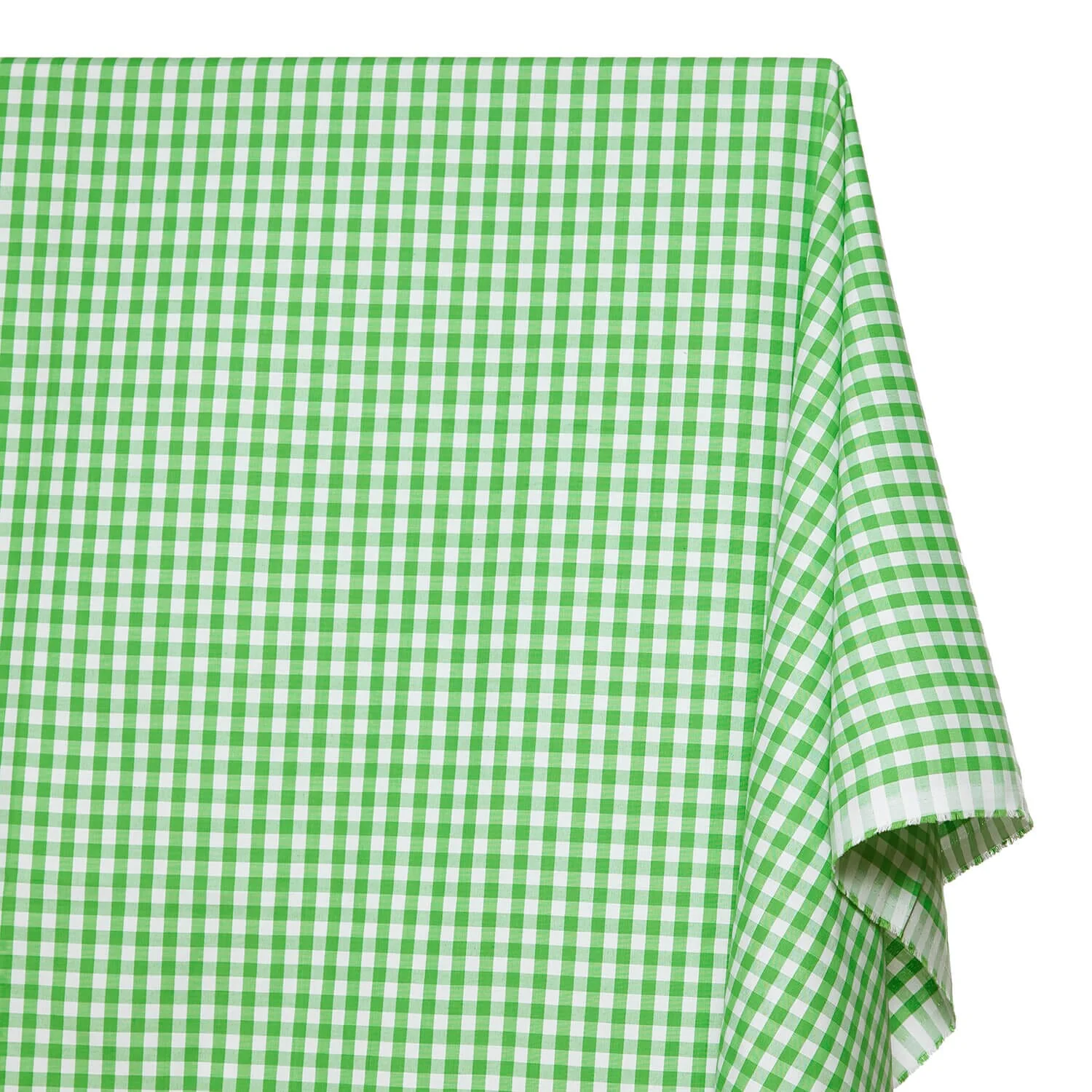 7 mm Gingham Check Plaid Polyester Cotton Poplin - Image 17