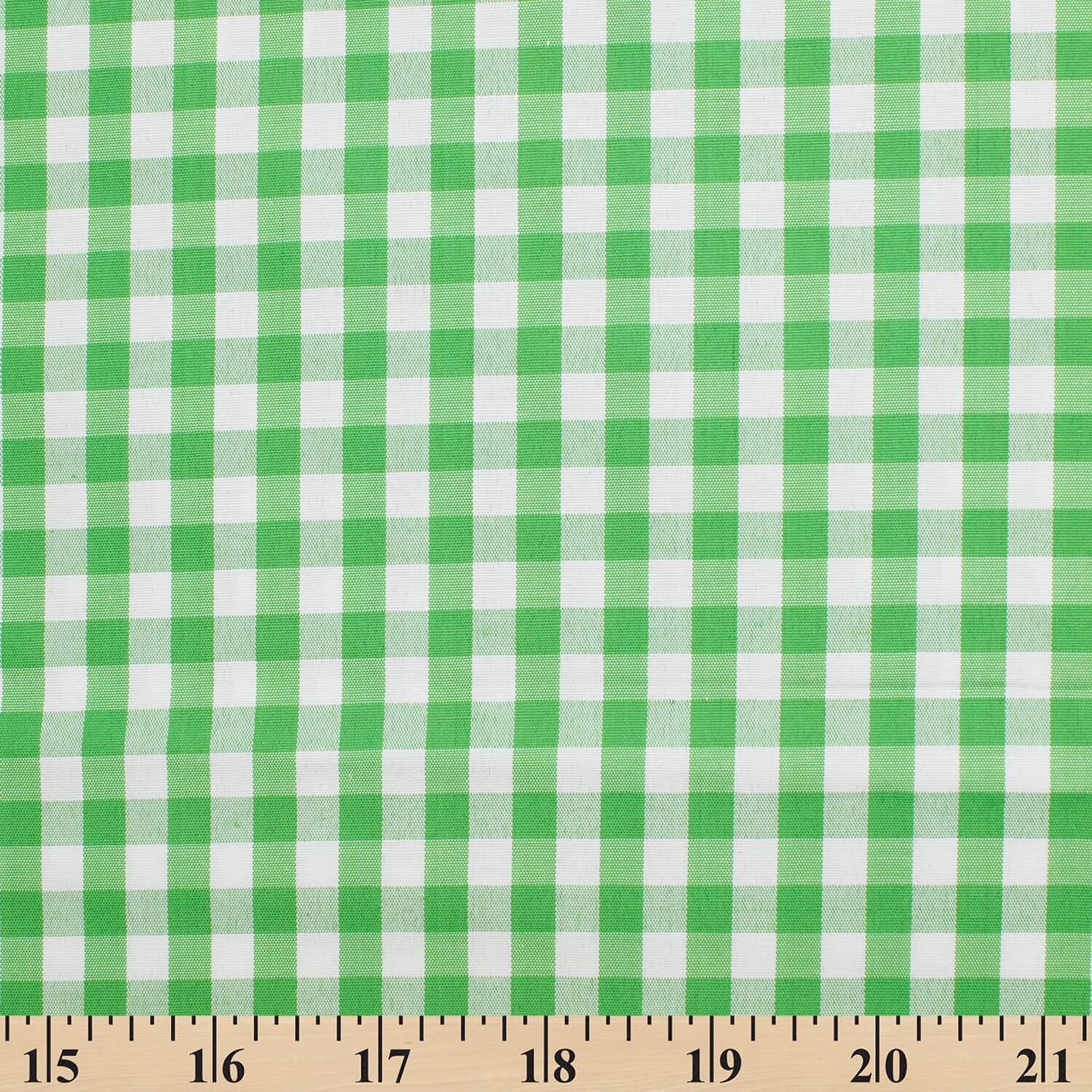 7 mm Gingham Check Plaid Polyester Cotton Poplin - Image 19