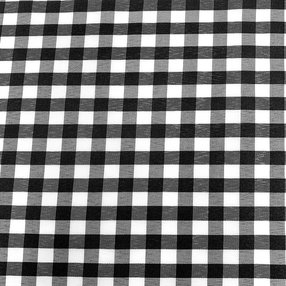 7 mm Gingham Check Plaid Polyester Cotton Poplin - Image 23