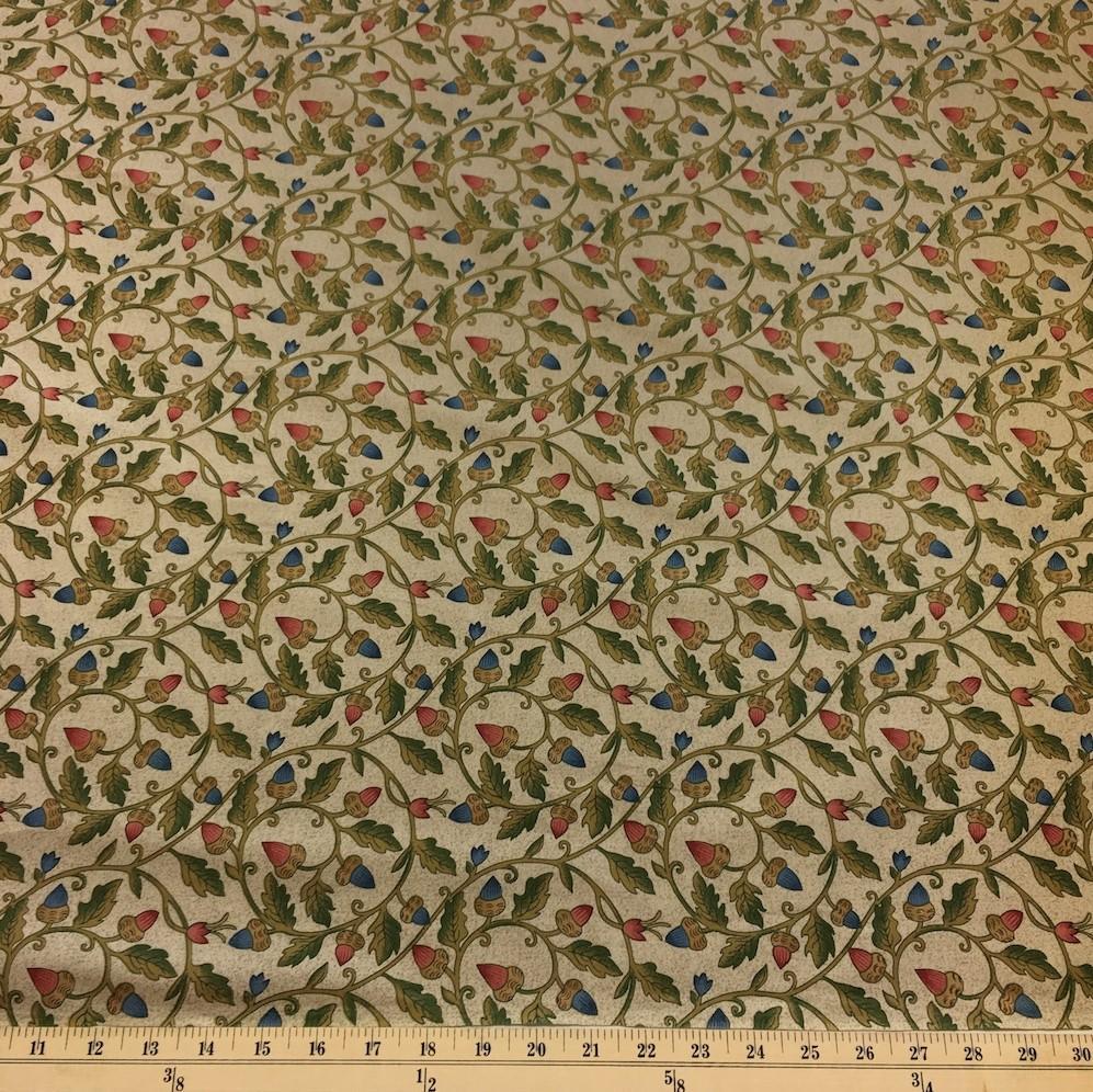 Acorn Tan Printed Cotton - Image 3