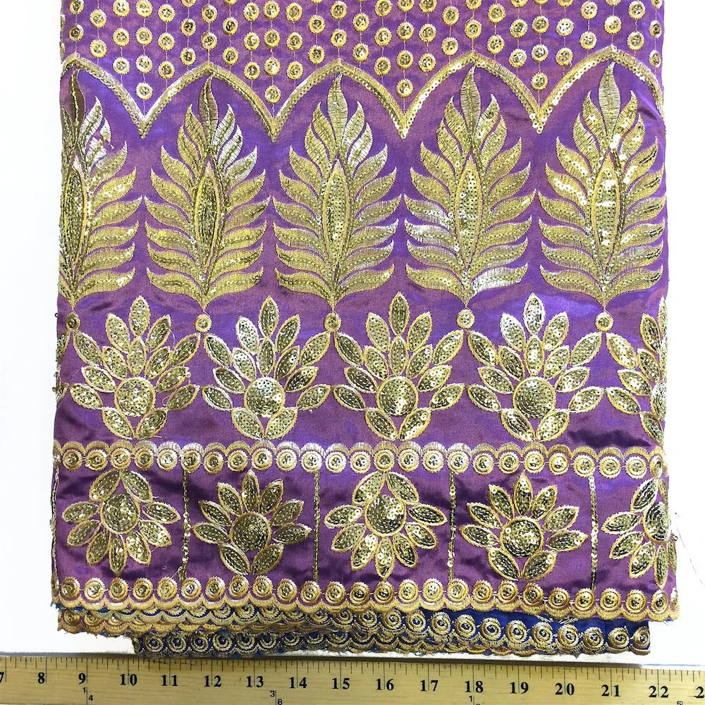 Baronial African George Taffeta - Lavender - Image 2