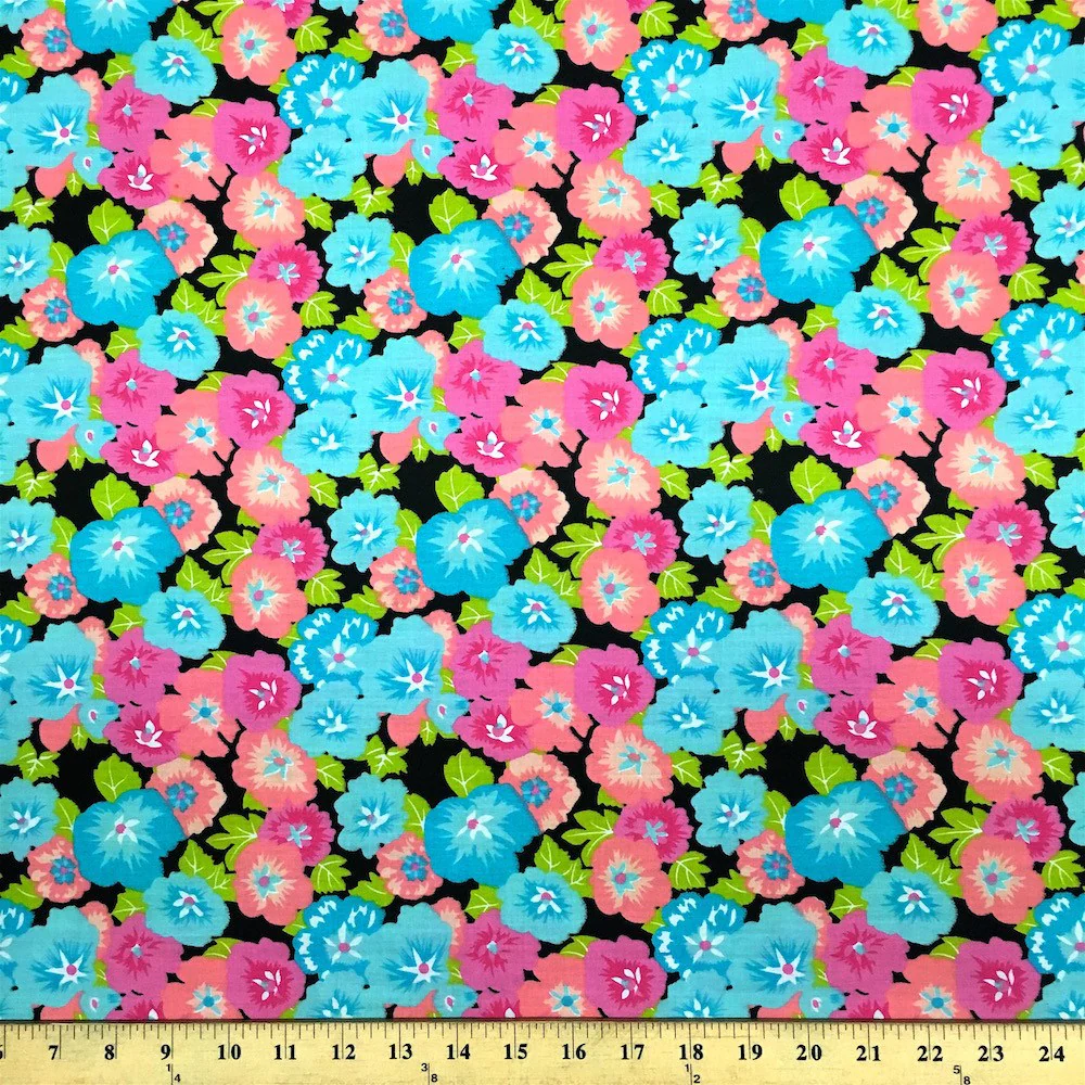 Maria Black Print Broadcloth