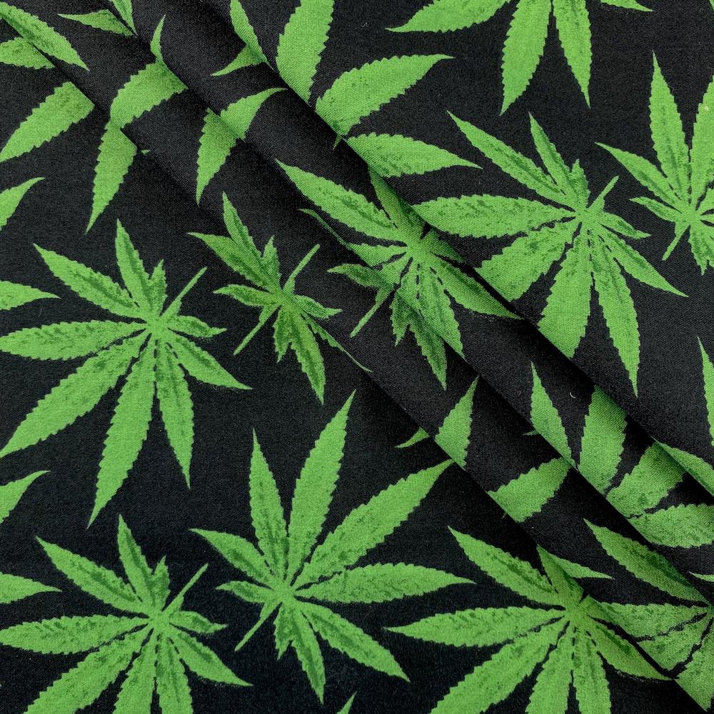 Black Sativa Print Broadcloth - Image 2