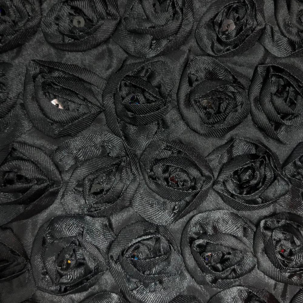 Black Sequins Rosette - Image 2
