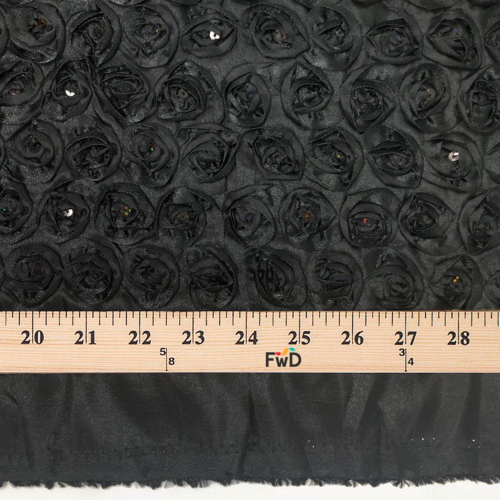 Black Sequins Rosette - Image 3
