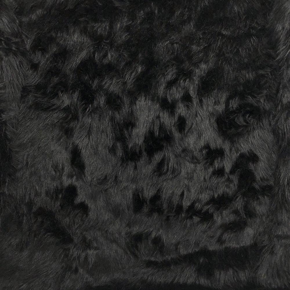 Shag Black Faux Fur