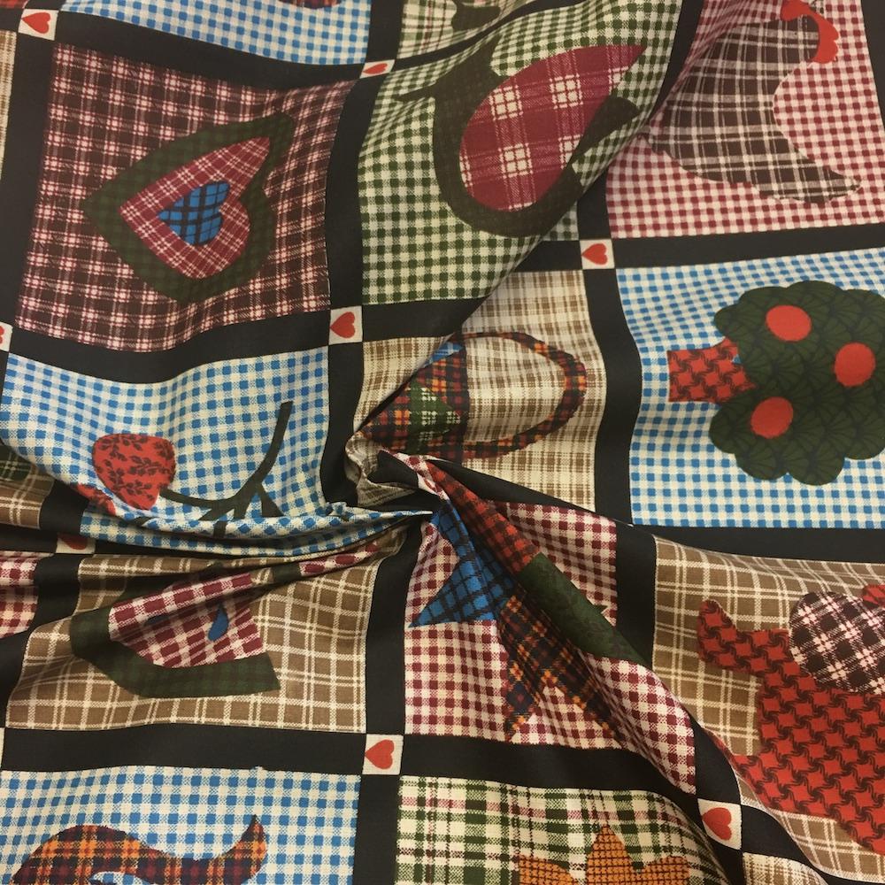 Bounty Quilt Black Printed Cotton - Image 2