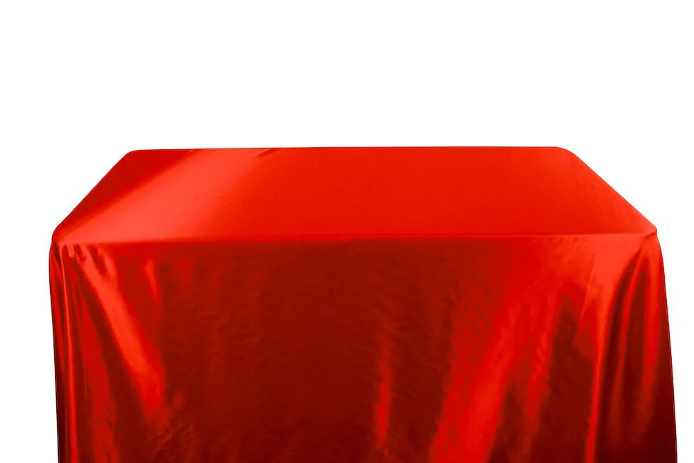 Bridal Satin Banquet Rectangular Table Covers - 8 Feet - Image 12