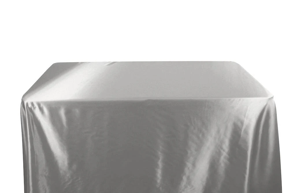Bridal Satin Banquet Rectangular Table Covers - 8 Feet - Image 4