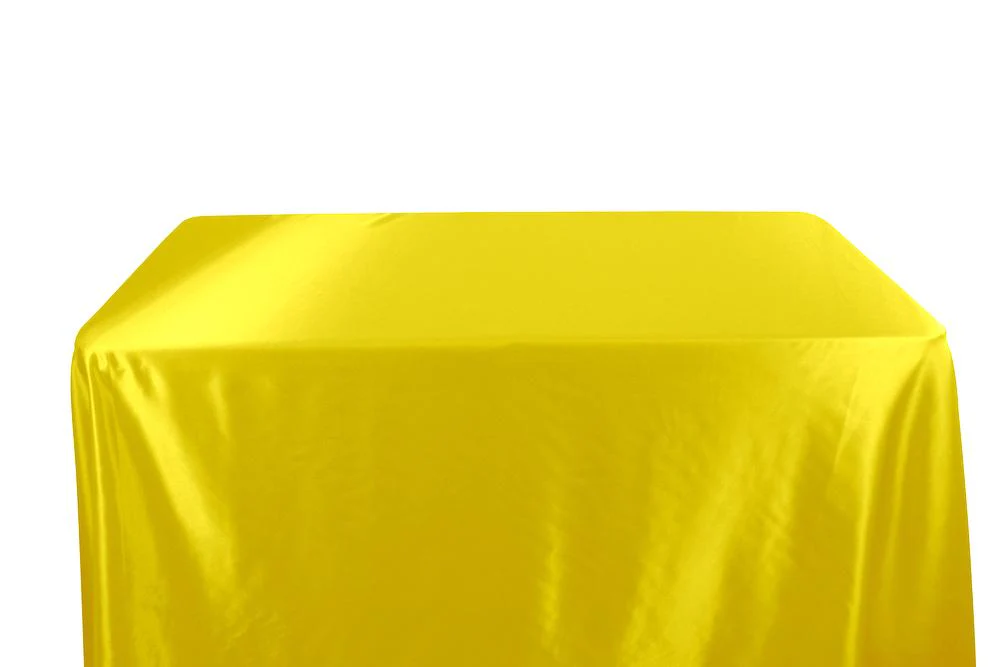Bridal Satin Banquet Rectangular Table Covers - 8 Feet - Image 5