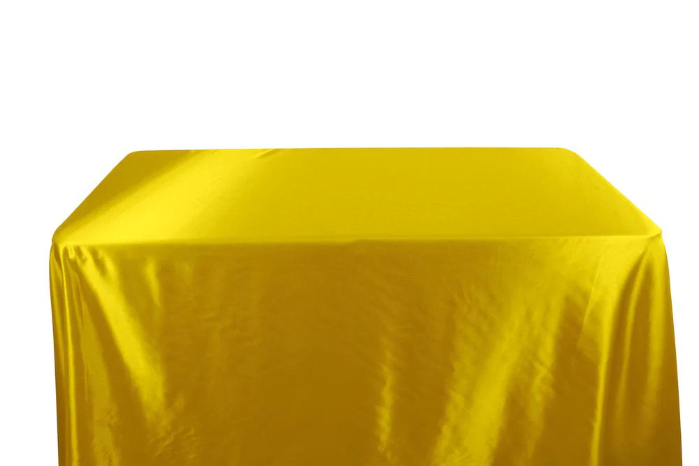 Bridal Satin Banquet Rectangular Table Covers - 8 Feet - Image 6