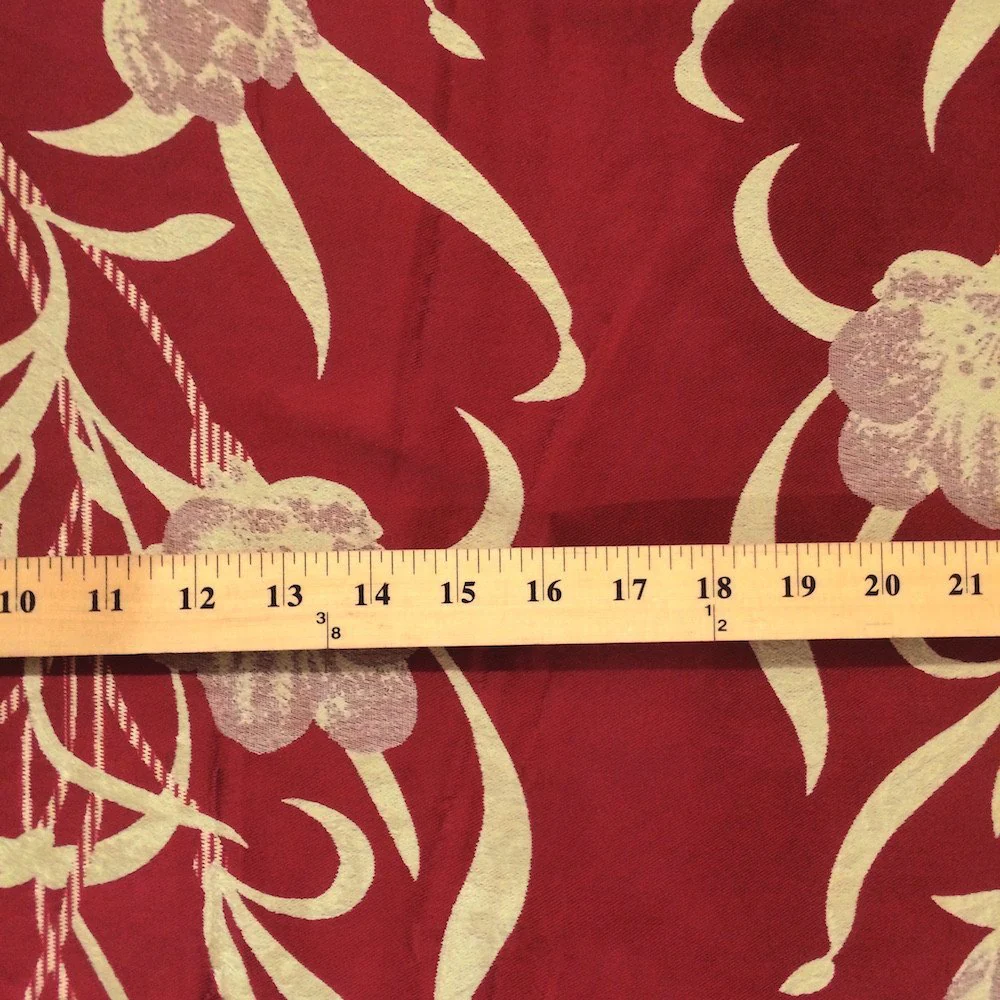 Burgundy Brushed Jacquard (908-5) - Image 3