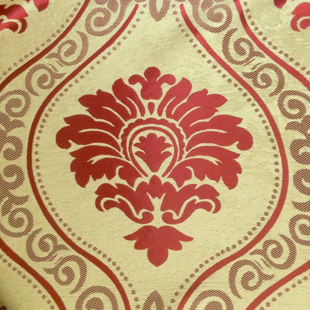 Burgundy Brushed Jacquard (914-5) - Image 2