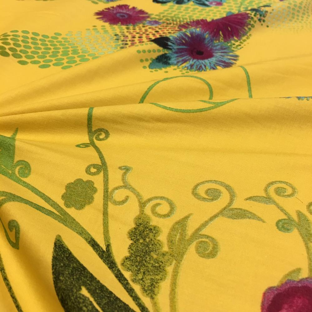 Celynn Yellow Printed Cotton - Image 2