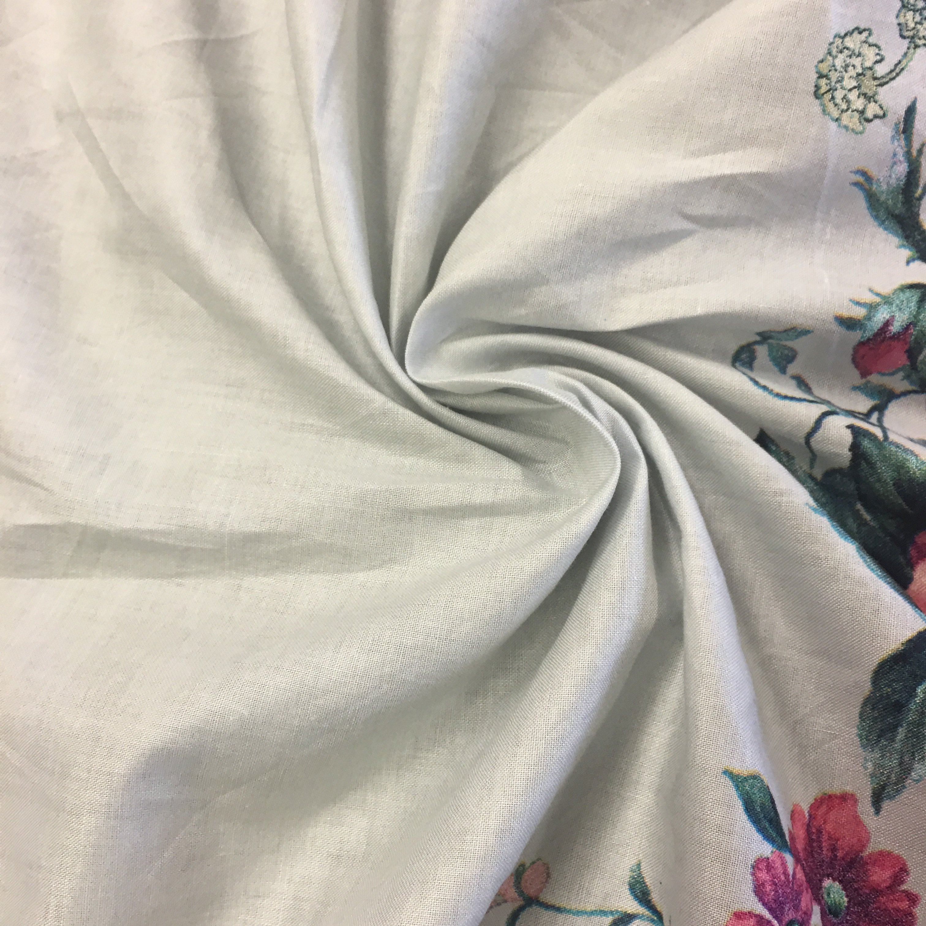 Charlotte Green Printed Cotton - Image 2