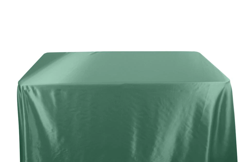 Charmeuse Satin Banquet Rectangular Table Covers - 6 Feet - Image 17