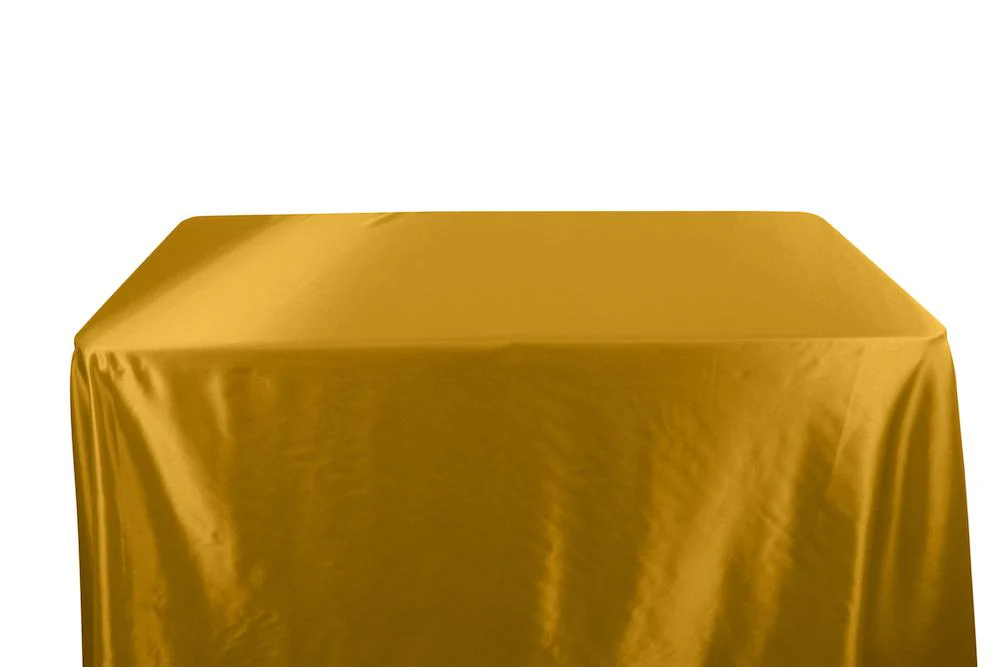 Charmeuse Satin Banquet Rectangular Table Covers - 6 Feet - Image 34