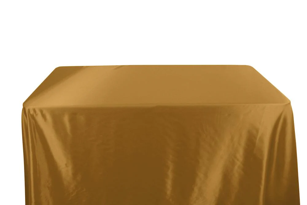 Charmeuse Satin Banquet Rectangular Table Covers - 6 Feet - Image 8