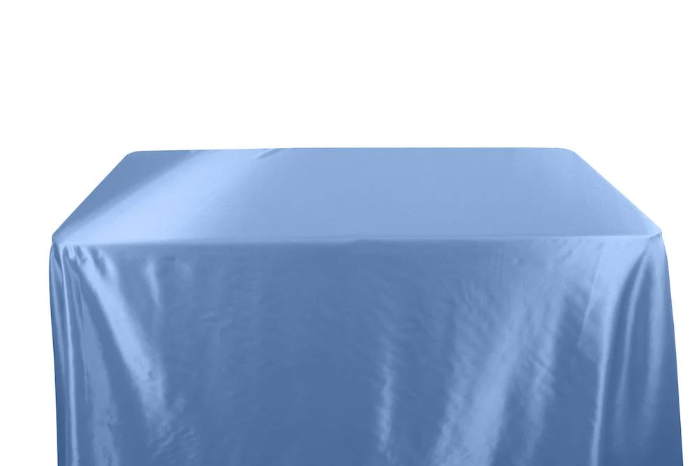 Charmeuse Satin Banquet Rectangular Table Covers - 8 Feet - Image 16