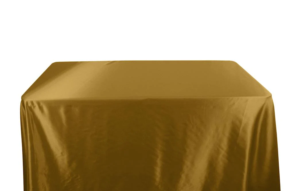 Charmeuse Satin Banquet Rectangular Table Covers - 8 Feet - Image 26