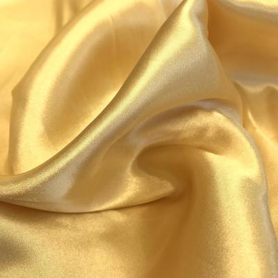 Charmeuse Satin Rod Pocket Curtains - Gold - Image 3