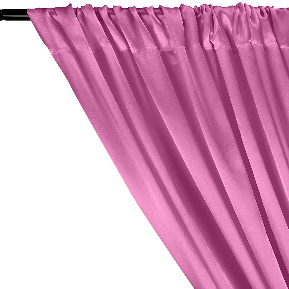 Charmeuse Satin Rod Pocket Curtains - Lavender - Image 2