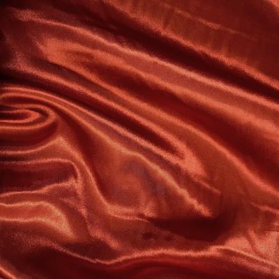 Charmeuse Satin Rod Pocket Curtains - Rust - Image 3