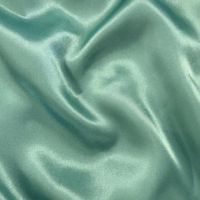 Charmeuse Satin Rod Pocket Curtains - Seafoam - Image 3