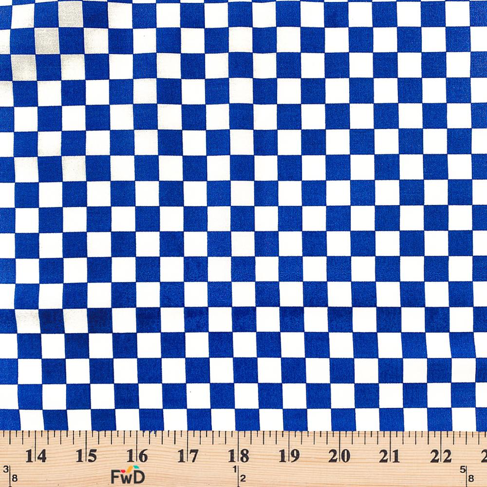 Checkered Printed Cotton Poplin - Image 25