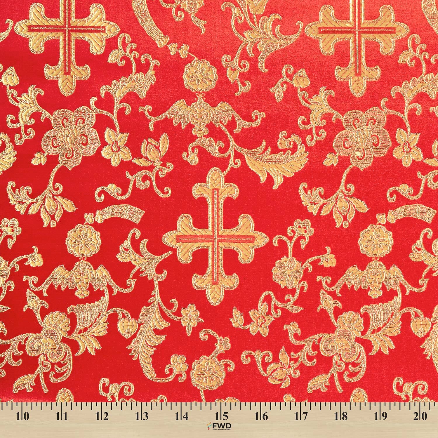 Church Cross Metallic Brocade - Image 13