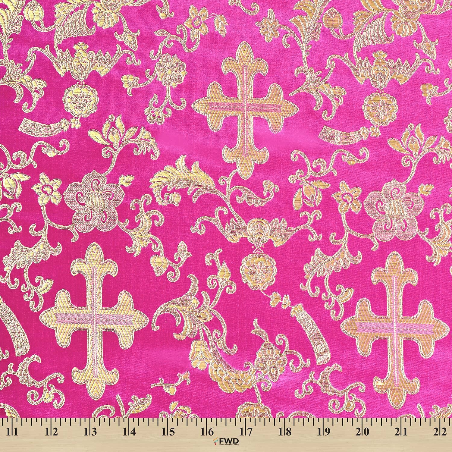 Church Cross Metallic Brocade - Image 17