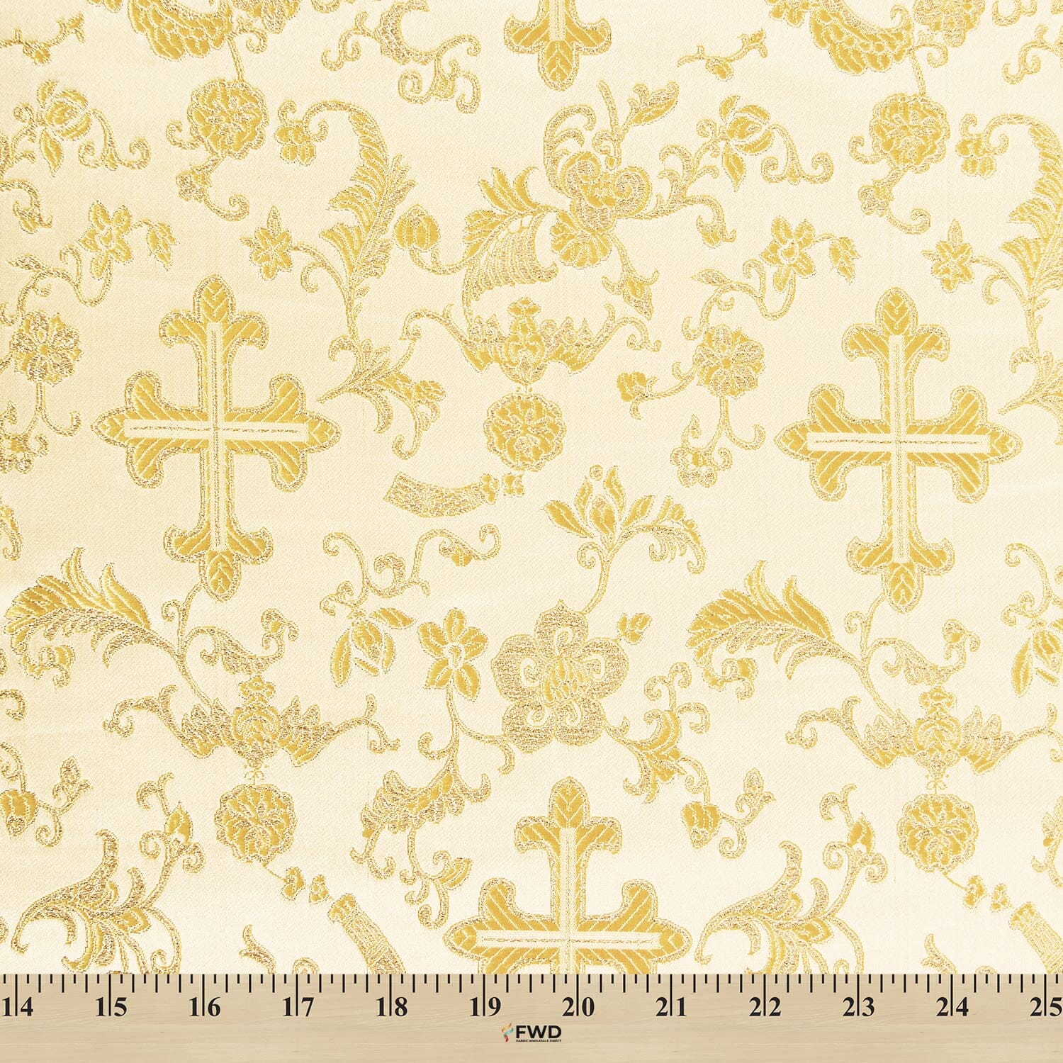 Church Cross Metallic Brocade - Image 21
