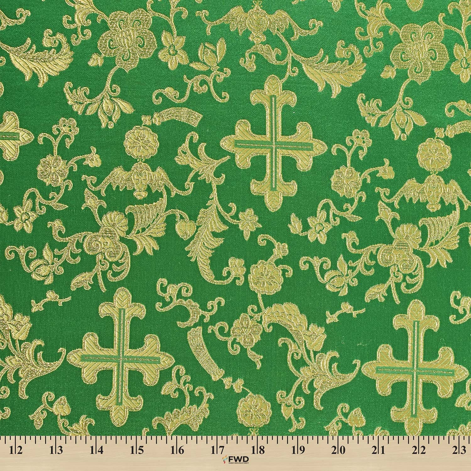 Church Cross Metallic Brocade - Image 29