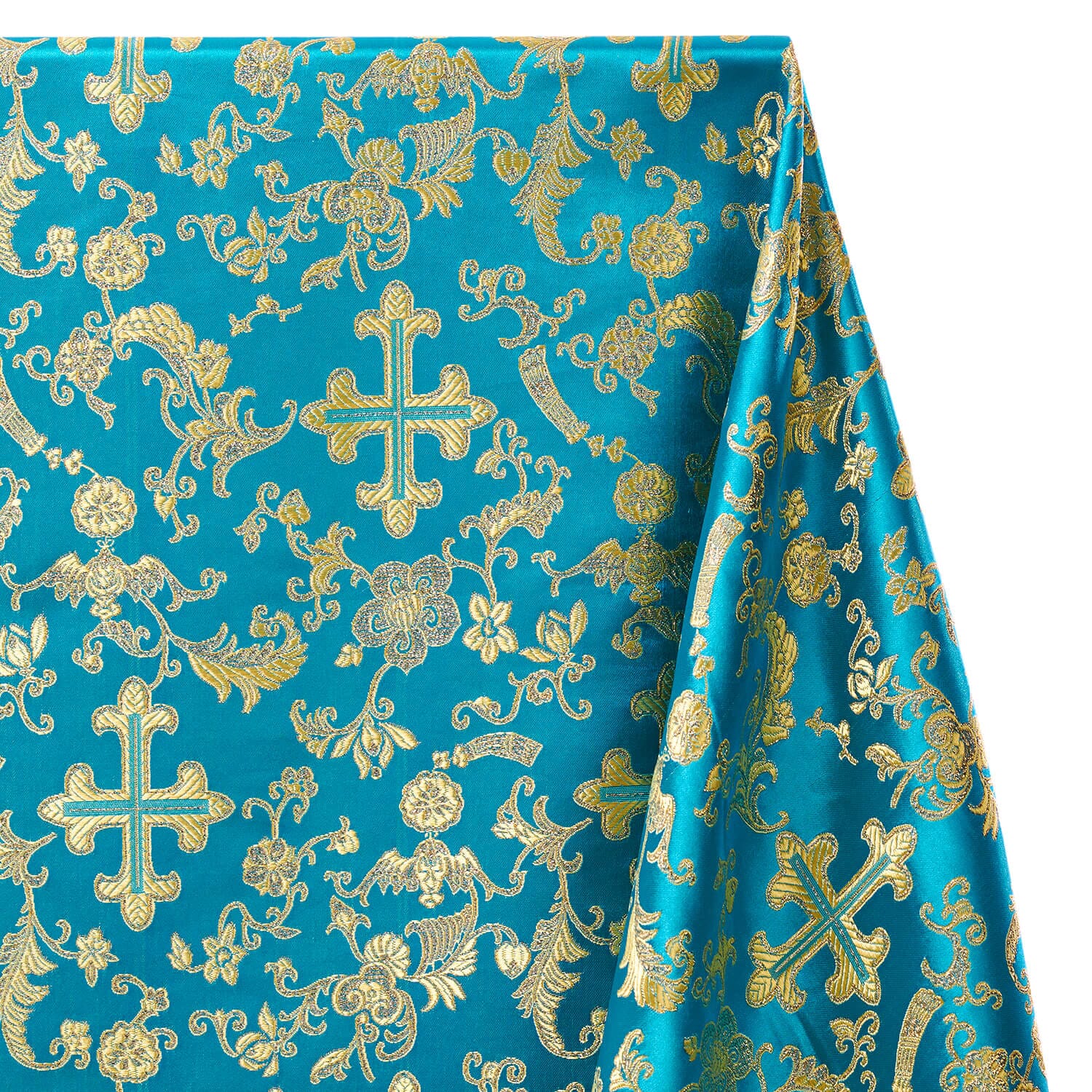 Church Cross Metallic Brocade - Image 30