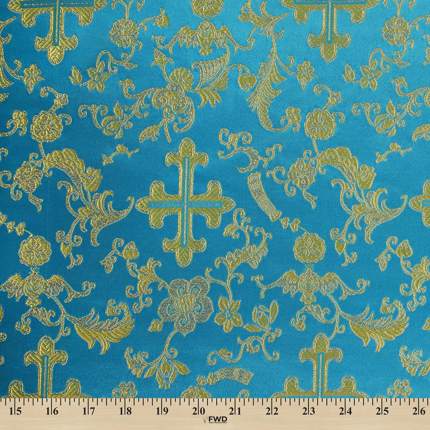 Church Cross Metallic Brocade - Image 33