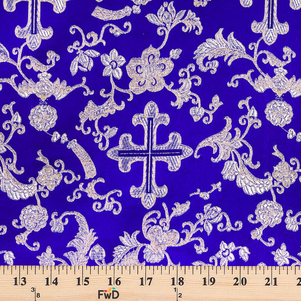 Church Cross Metallic Brocade - Image 36