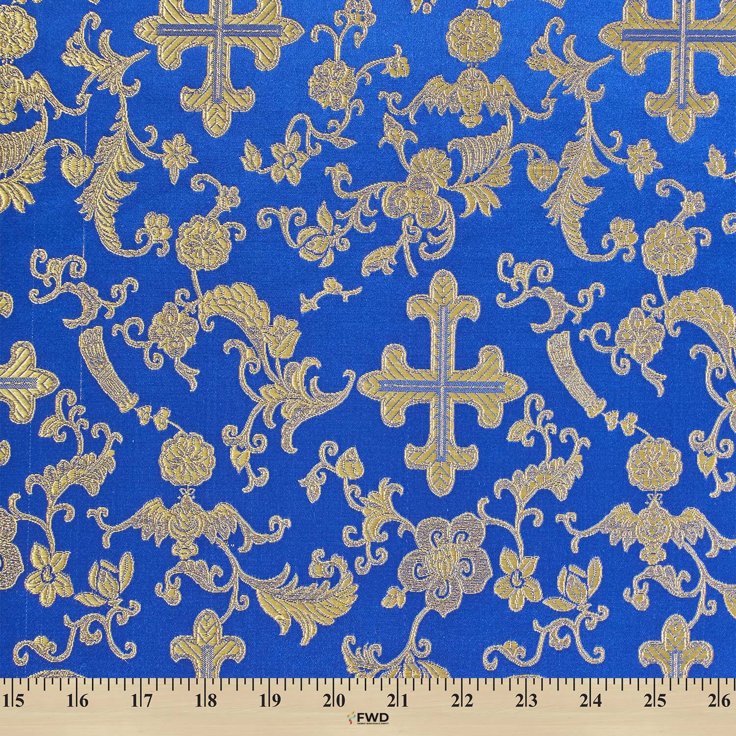 Church Cross Metallic Brocade - Image 40