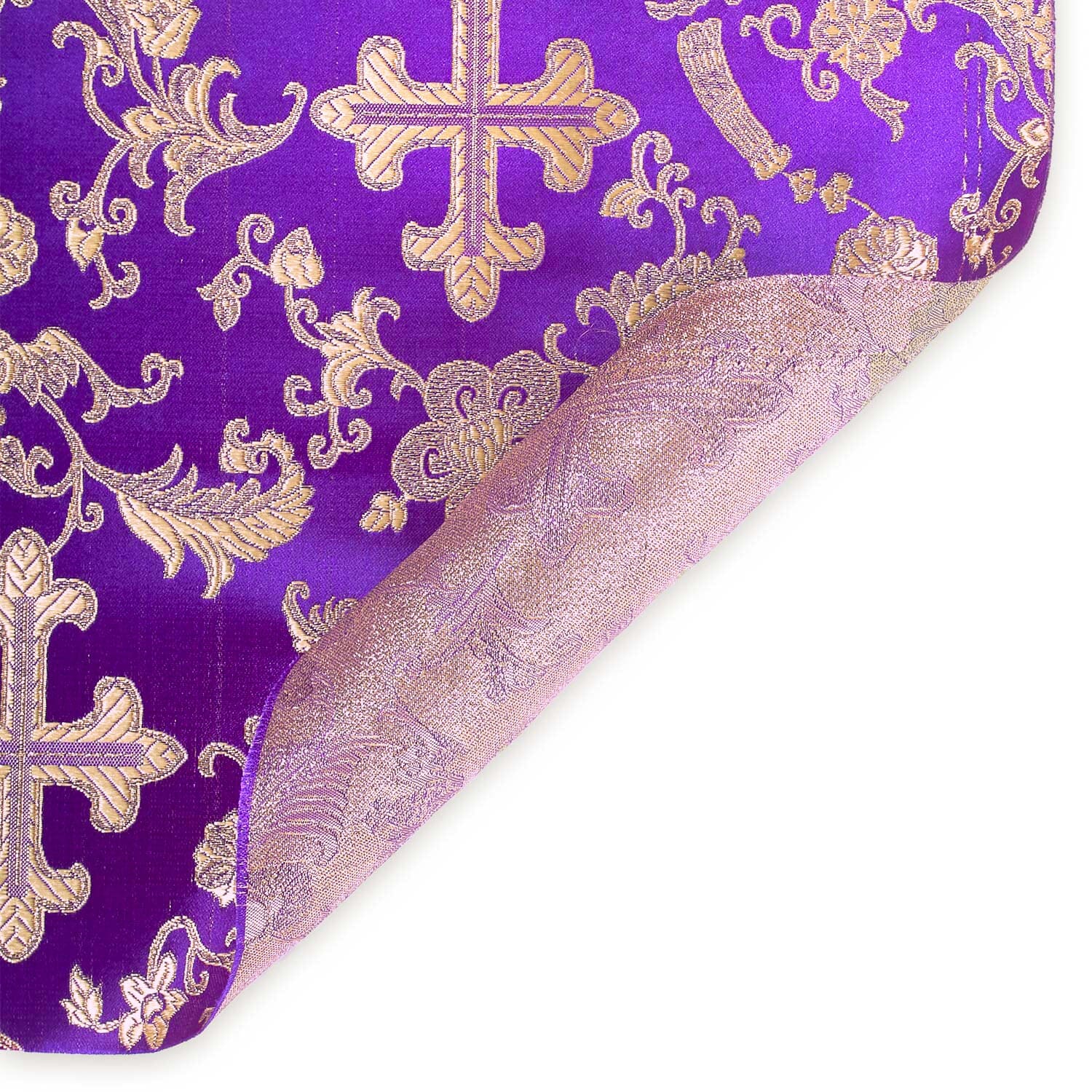 Church Cross Metallic Brocade - Image 43