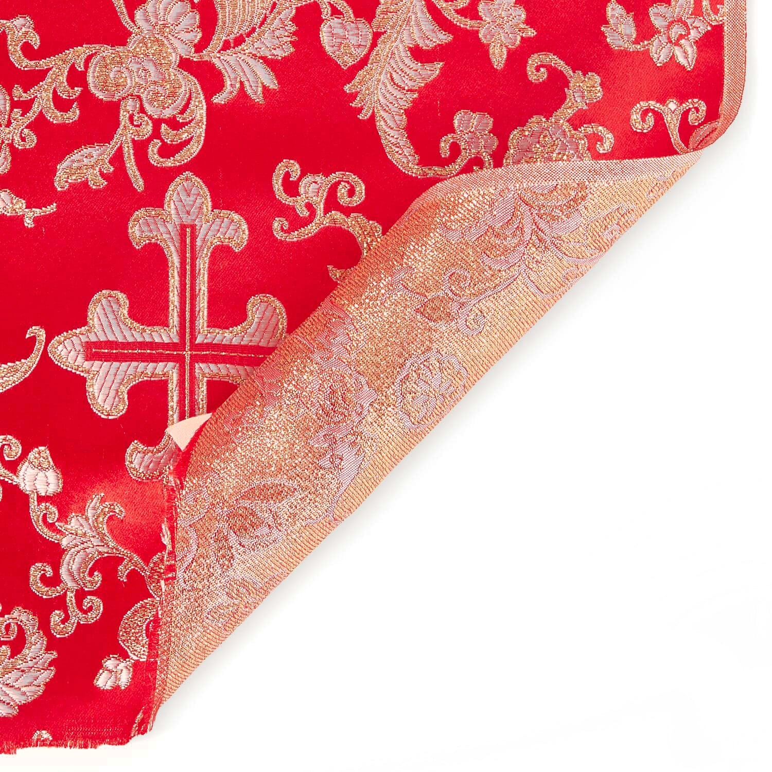 Church Cross Metallic Brocade - Image 8