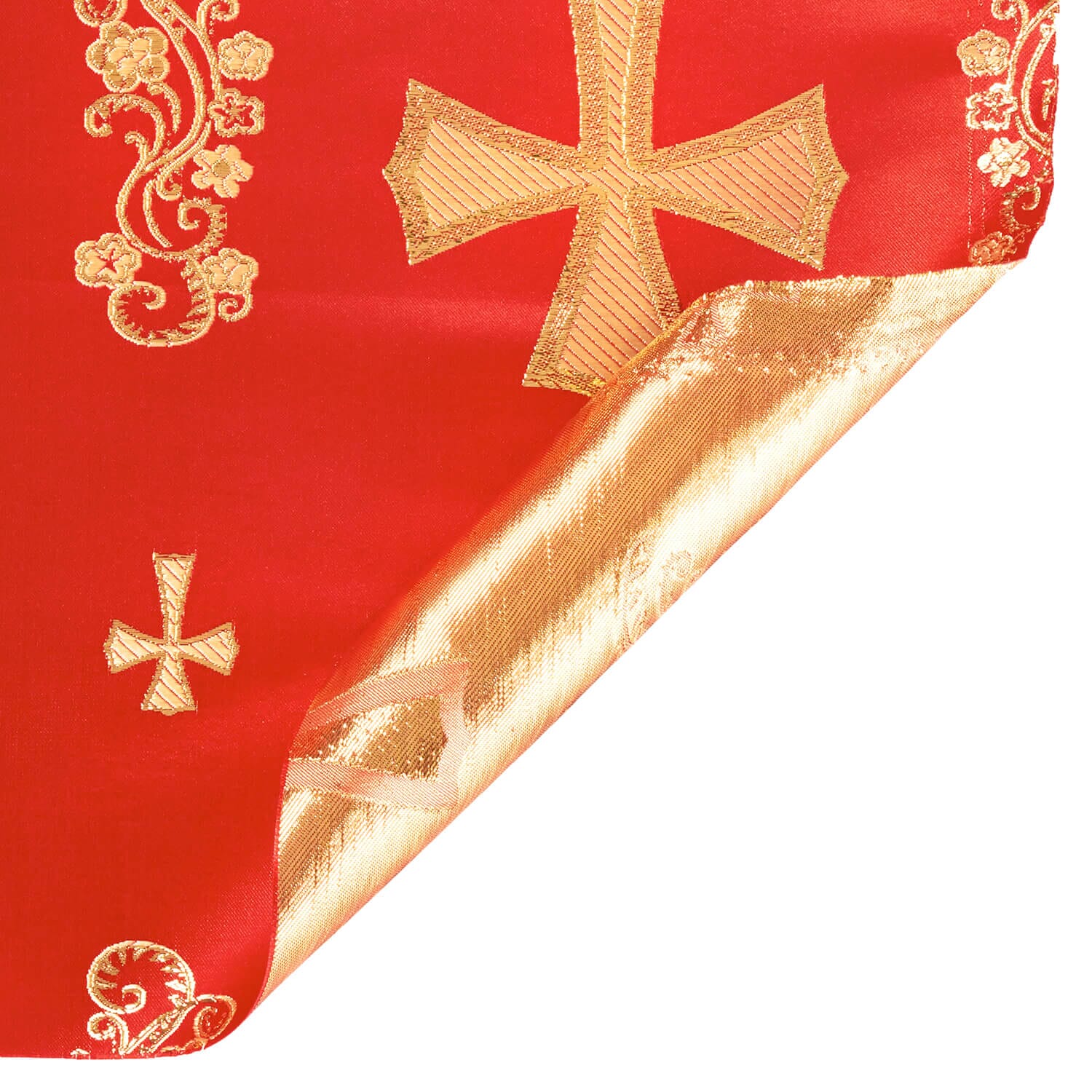 Clerical Cross Metallic Brocade Jacquard - Image 20