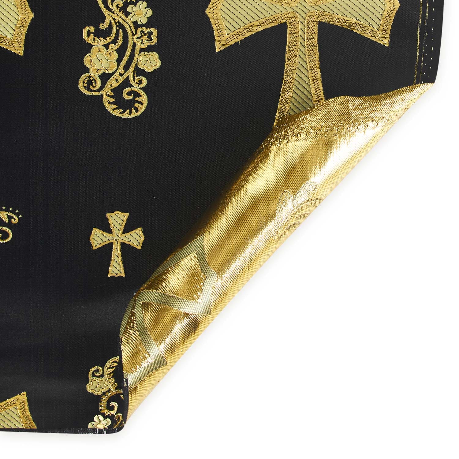 Clerical Cross Metallic Brocade Jacquard - Image 41