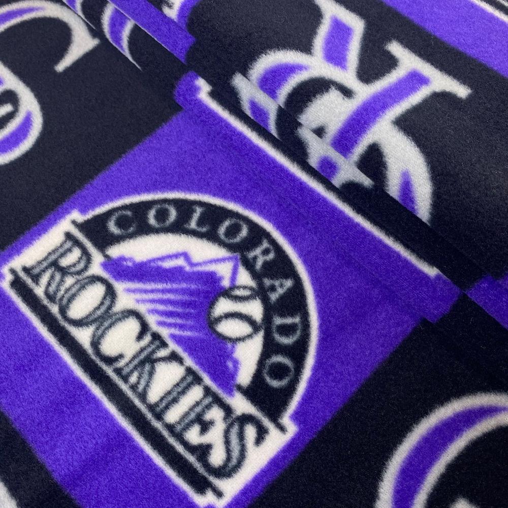 Colorado Rockies MLB Fleece Fabric - Image 2